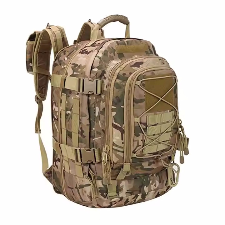 Custom Oxford Fitness Trekking Rucksack Pack 45L Hunting Hiking Haversack Outdoor Travel BagsTactical Gear Camping Backpacks - Image 7