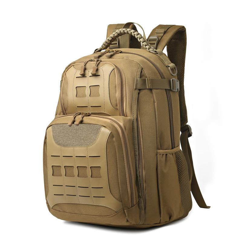 Canvas Backpack Tactical Backpack Tactical Backpack Military Fan Hiking Commuting Travel Backpack Mountaineering Bag