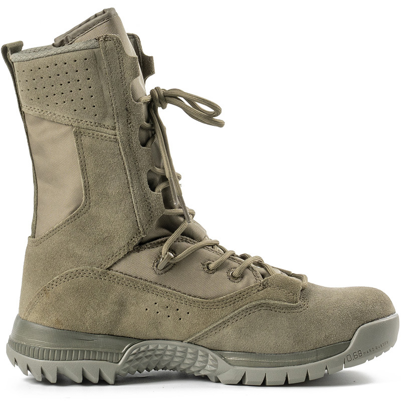 Custom Outdoor Breathable High-top Black Boots Hiking Training Desert Khaki Tactical Boots - Image 2