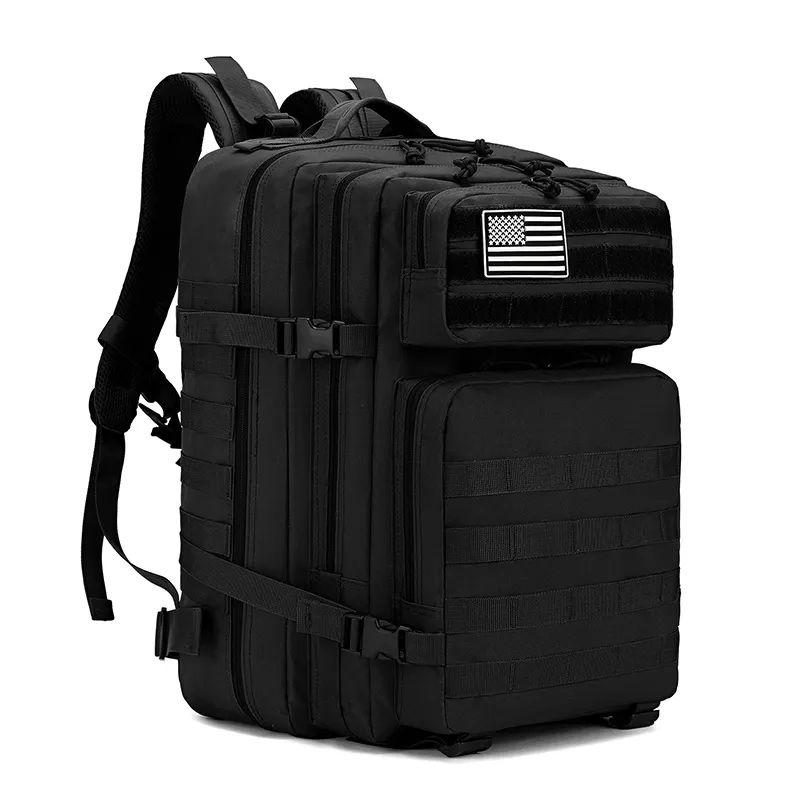 Wholesale Custom Gym Camping Hiking Bag Pack Rucksack Hunting Mochilas Taticas 45L Molle Tactical Backpacks Bags For Men - Image 4