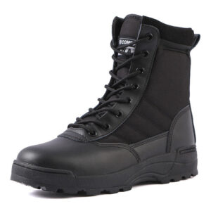 Anti Collision Steel Toe Tactical Combat Boots Anti Kick Outdoor Training Security guard Men's Boots