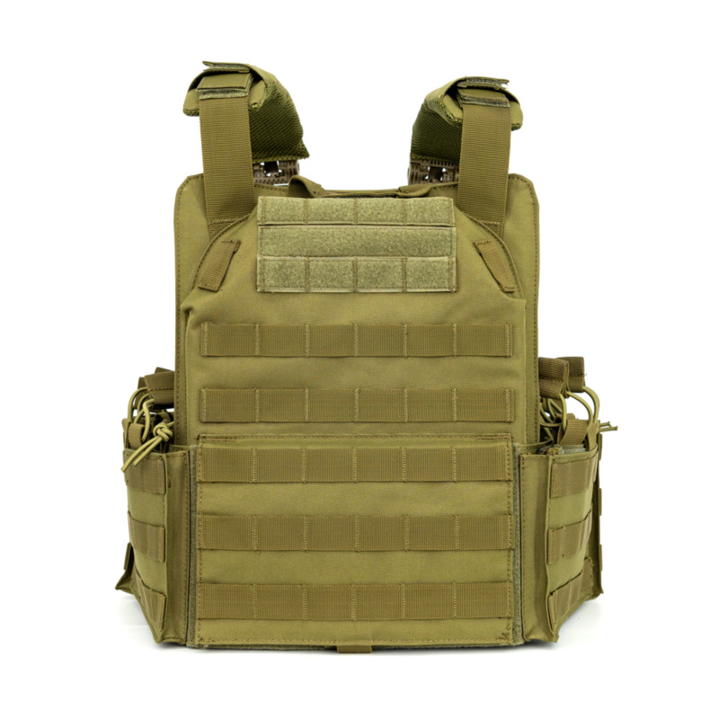Military green laser quick-release IIIA bulletproof protection vest with side radiation protection lining - Image 5