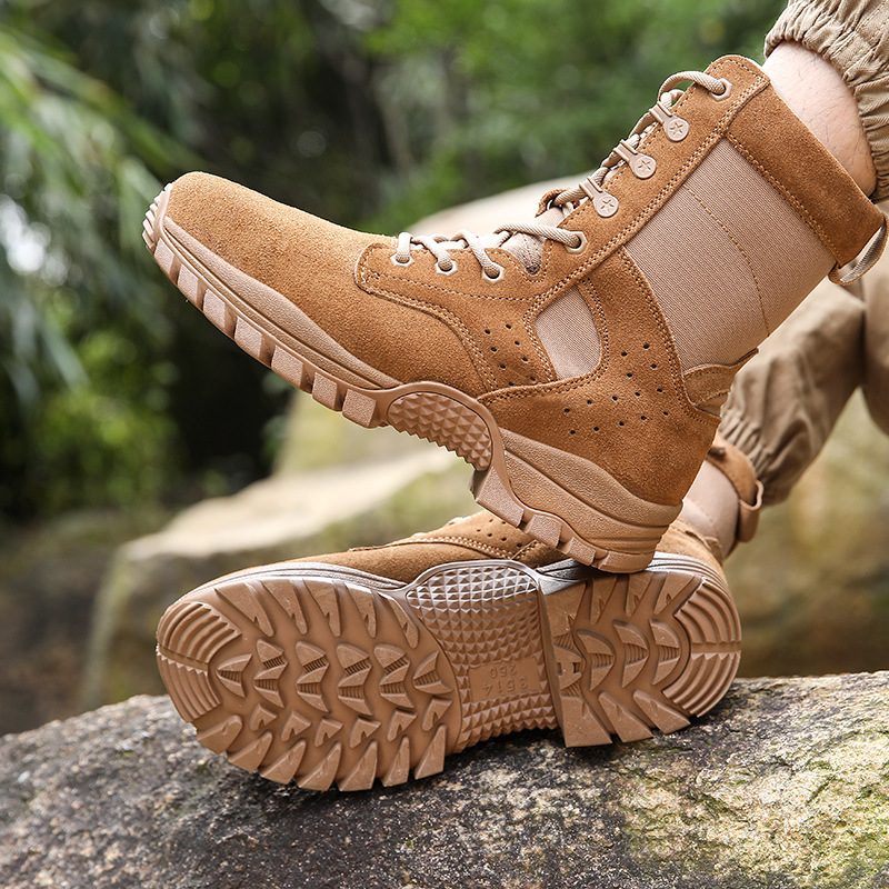 New Arrival Security Tactical Boots Custom Logo Designs Lightweight with high quality Bulk leather tactical shoes Wholesale - Image 5