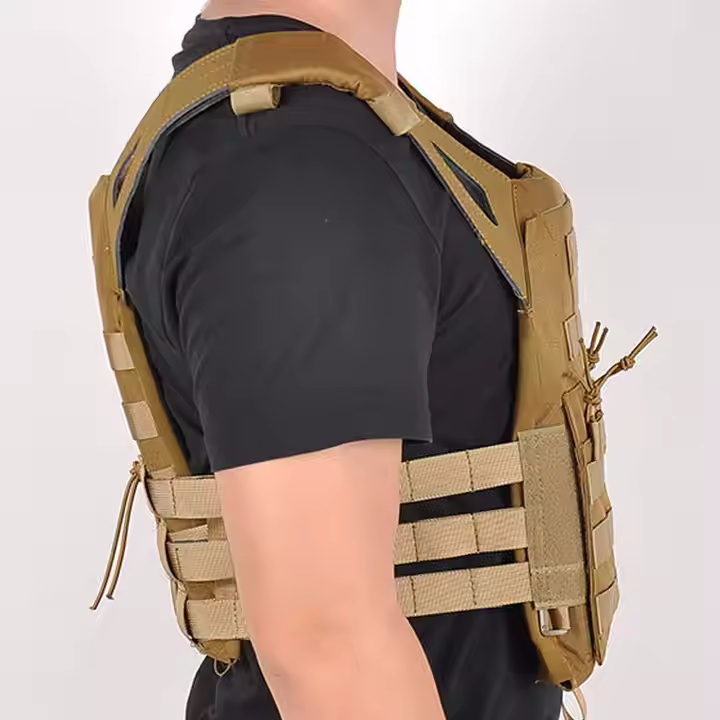 Chaleco Tactico Updated Enlarge Camo Camouflage Fitness Laser Cut Security Tactical Weighted Vest Plate Carrier for sale - Image 4