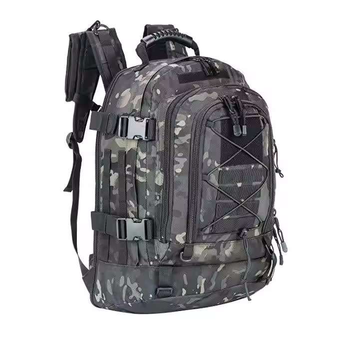Custom Oxford Fitness Trekking Rucksack Pack 45L Hunting Hiking Haversack Outdoor Travel BagsTactical Gear Camping Backpacks - Image 5