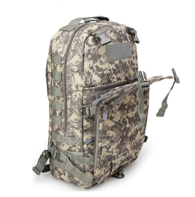 Outdoor mountaineering bag, men's multi-functional waterproof tactical backpack, attack bag, military fan backpack, camouflage backpack, special forces bag - Image 5
