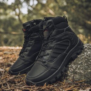 Leather Combat Tactical Boots Waterproof High Top Brown Black Green Genuine Leather Tactical Boots for Men