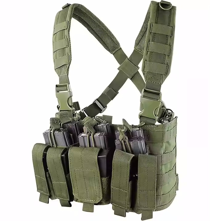 Functional Men Fashion Custom Adjustable Tactical Chest Rig Vest Bag