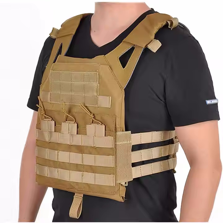 Chaleco Tactico Updated Enlarge Camo Camouflage Fitness Laser Cut Security Tactical Weighted Vest Plate Carrier for sale - Image 3
