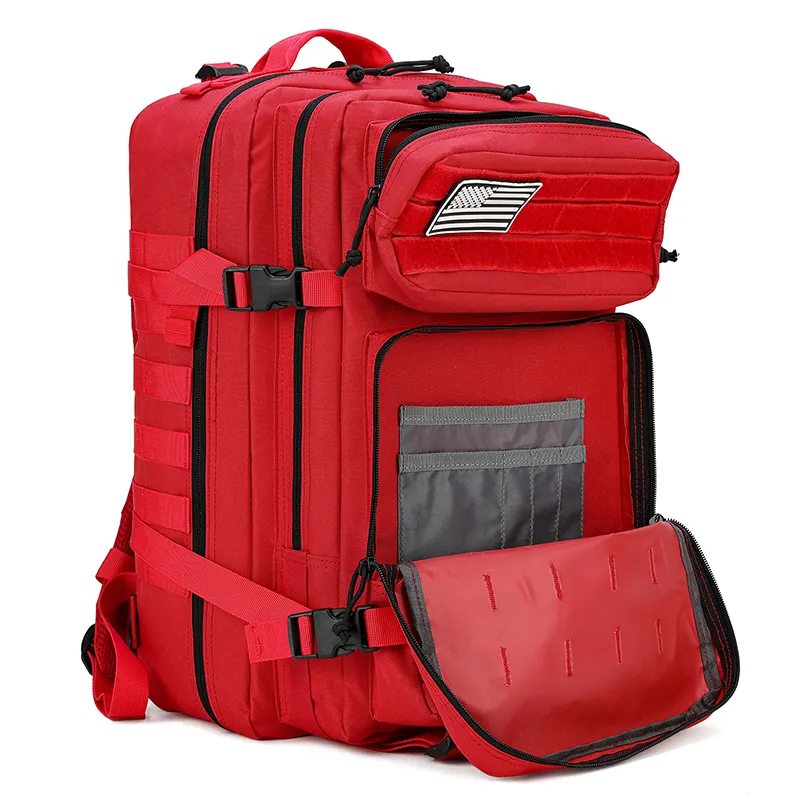 Wholesale Custom Gym Camping Hiking Bag Pack Rucksack Hunting Mochilas Taticas 45L Molle Tactical Backpacks Bags For Men - Image 6