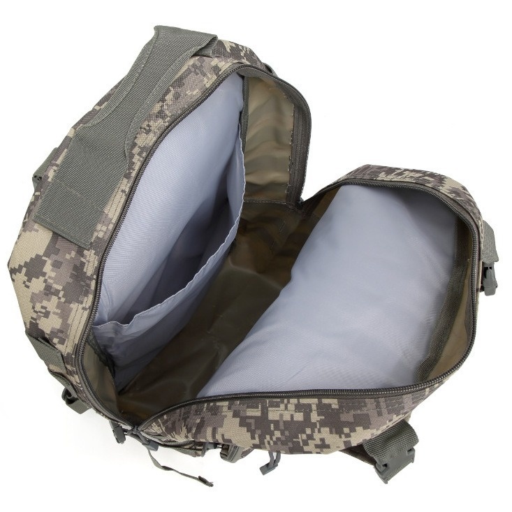 Outdoor mountaineering bag, men's multi-functional waterproof tactical backpack, attack bag, military fan backpack, camouflage backpack, special forces bag - Image 6