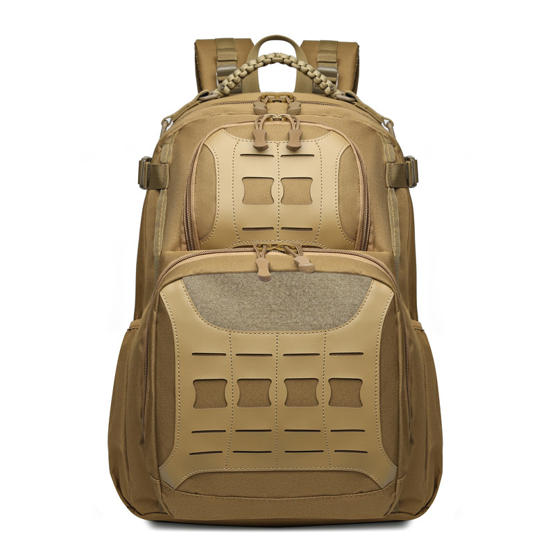Canvas Backpack Tactical Backpack Tactical Backpack Military Fan Hiking Commuting Travel Backpack Mountaineering Bag - Image 2
