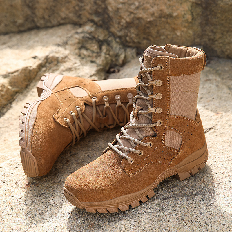 New Arrival Security Tactical Boots Custom Logo Designs Lightweight with high quality Bulk leather tactical shoes Wholesale - Image 2