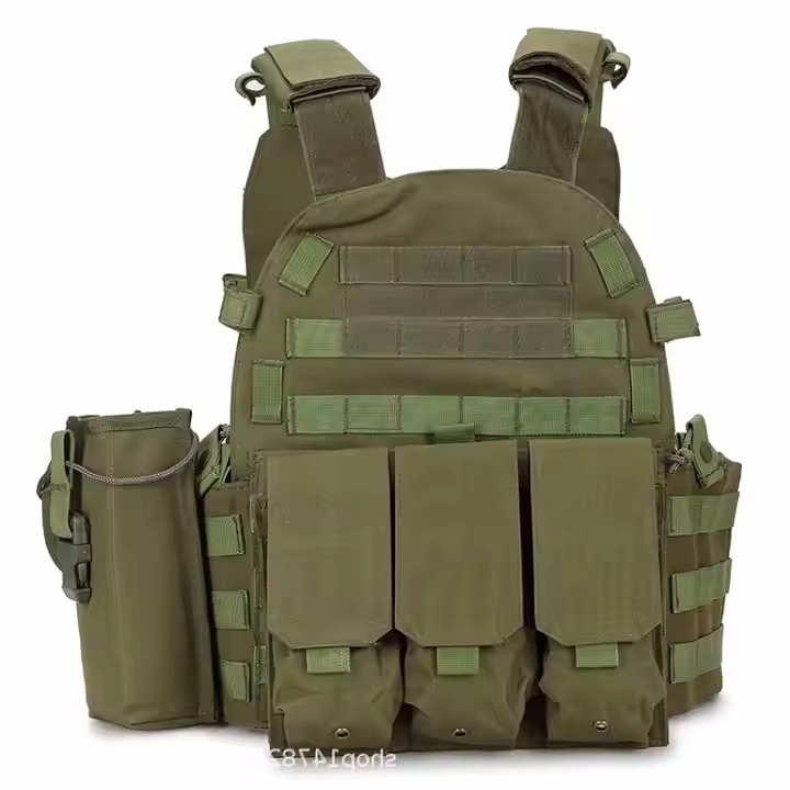 Waterproof Oxford Tactical Equipment Outfit Gear Defense Custom Xxl Camo Molle Plate Carrier Tactical Vest - Image 7