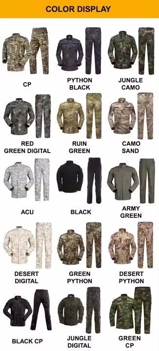 Waterproof Camouflage Training Jacket Suit Frog Tactical Tops Pants Fighting Combat Clothes for Adults - Image 7