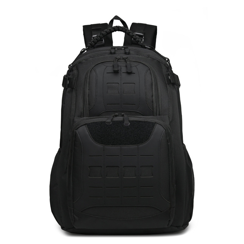 Canvas Backpack Tactical Backpack Tactical Backpack Military Fan Hiking Commuting Travel Backpack Mountaineering Bag - Image 7